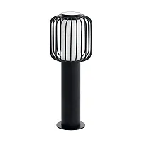 Парковый светильник Ravello 98723 Eglo уличный IP44 чёрный 1 лампа, плафон чёрный белый в стиле современный E27